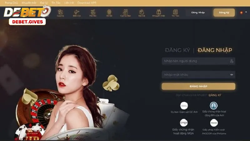 Đăng Nhập Debet - Khám Phá Thế Giới Game Cá Cược Đỉnh Cao Hướng Dẫn Đăng Nhập Debet - 3 Bước Đơn Giản Để Bắt Đầu